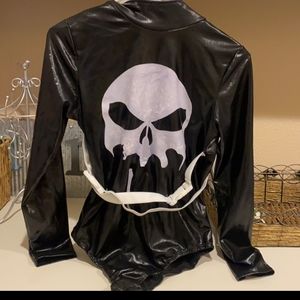 Yandy The Punishing One HALLOWEEN SHINY SATIN LEAT